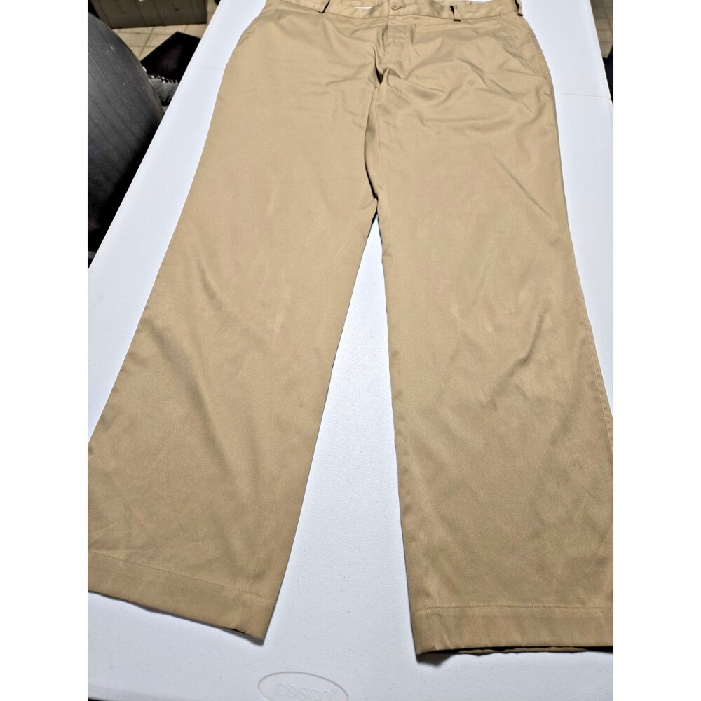 Nike Men’s Golf 38x32 Dri-Fit Golf Pants Performance Flat Front Beige